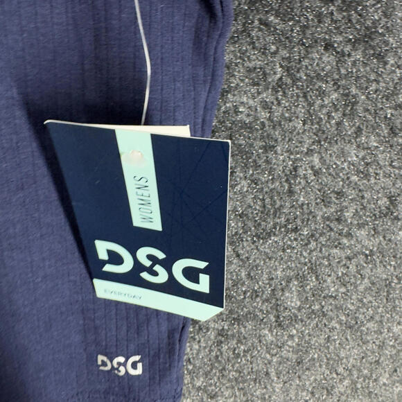 New DSD Cropped Top Women S Small Blue V-Neck Sleeveless Wide Strap Cotton - Picture 5 of 8